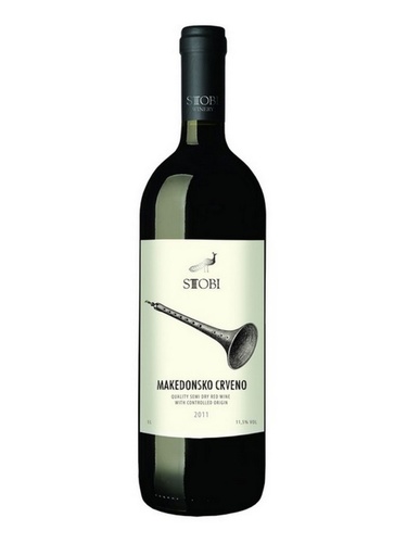 Вино красное полусухое "МАКЕДОНСКОЕ КРАСНОЕ"