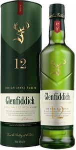 Виски шотландский односолодовый "Гленфиддик" 12 лет выдержки