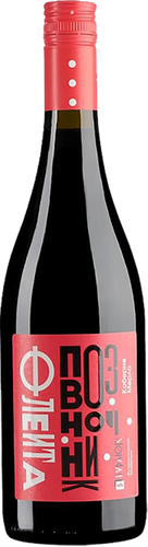 Вино полусладкое красное "Мерло-Каберне" серии "Флейта позвоночник"