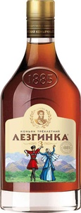 Коньяк трехлетний ординарный "Лезгинка" (медиум)