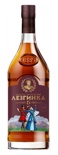 Коньяк пятилетний ординарный "Лезгинка"