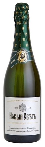 Новый Свет Российское шампанское коллекционное брют белое 0.75л