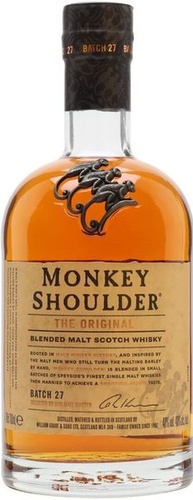 Виски шотландский солодовый "Манки Шолдер" 3 года выдержки