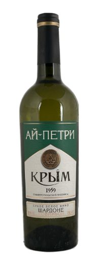 Вино сухое белое «Шардоне Совиньон»
