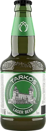 Пиво светлое пастеризованное фильтрованное "ТАРКОС Лагер Бир"