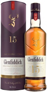 Виски шотландский односолодовый "Гленфиддик" 15 лет выдержки
