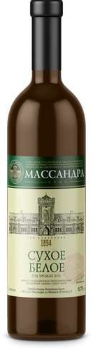 Сухое белое Массандра 0,75л